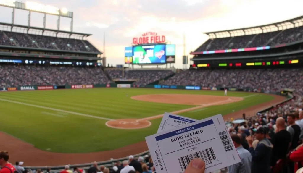 Globe Life Field tickets Arlington Texas