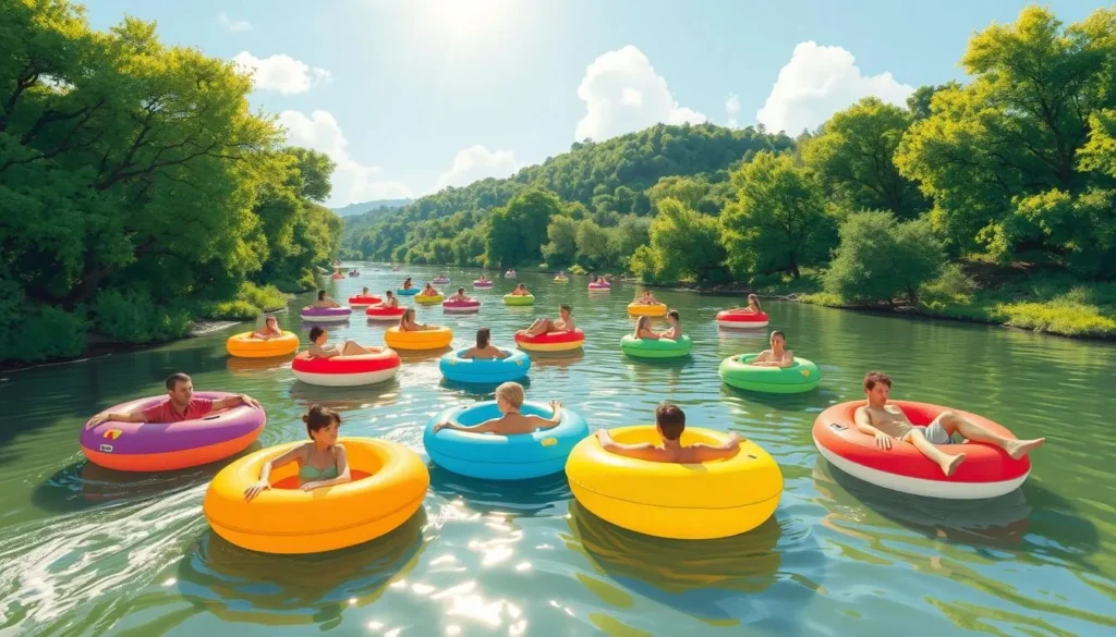 Guadalupe River tubing rentals image