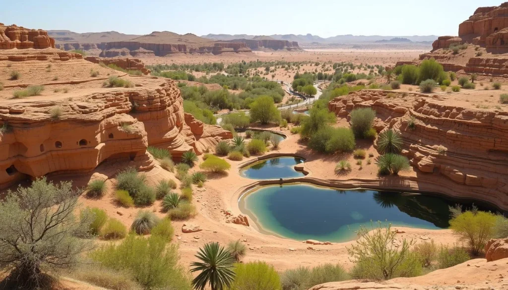 Guelta d'Archei Chad oasis image