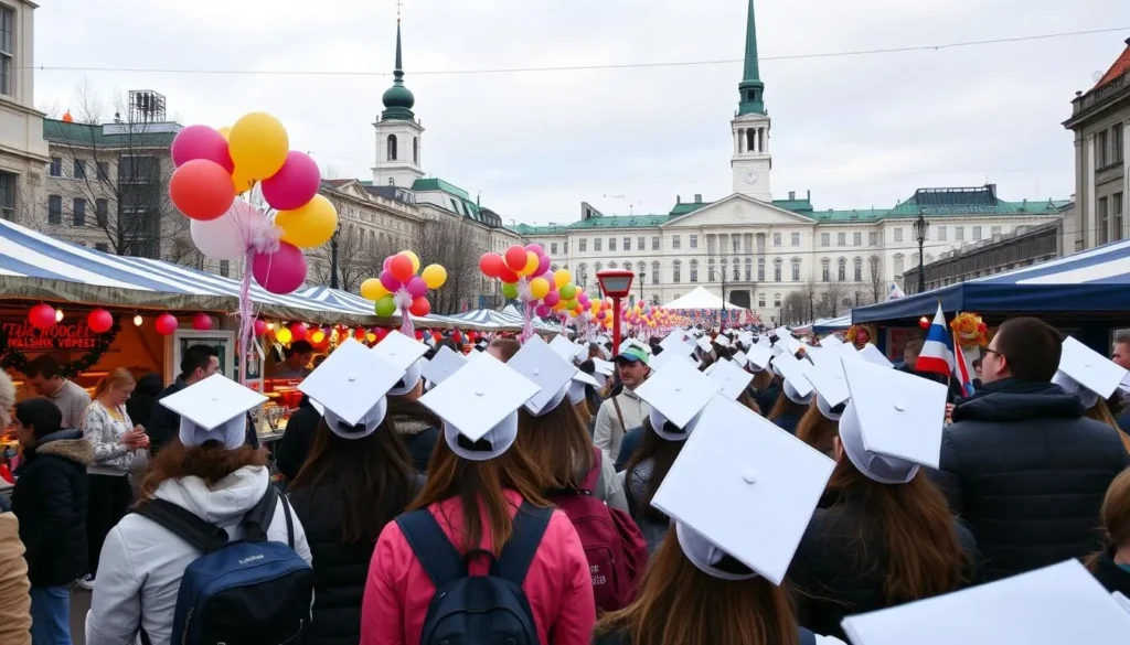 Helsinki Vappu celebrations
