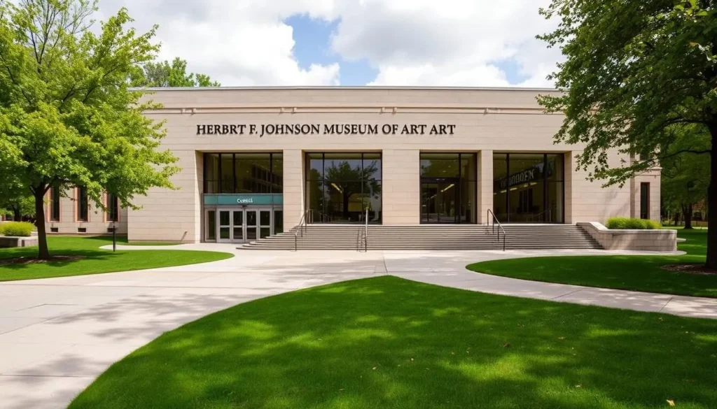 Herbert F. Johnson Museum of Art Cornell University exterior