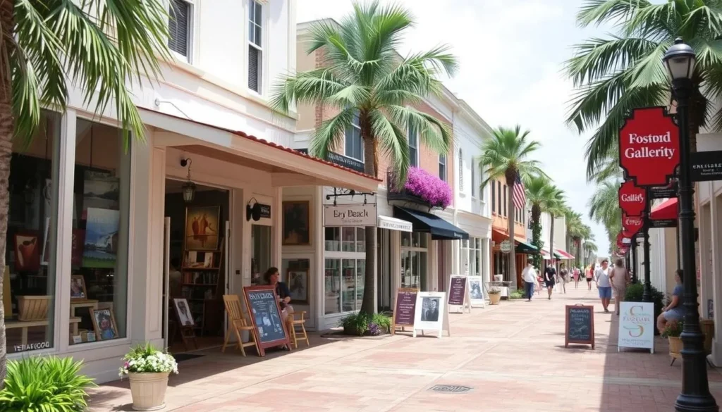 Historic Downtown Vero Beach, featuring the historic arts district with galleries and boutiques.