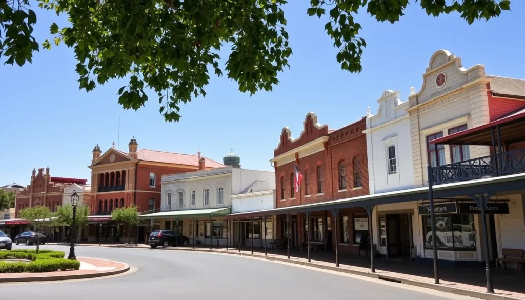 Historic buildings in Mannum, Murraylands Region South Australia
