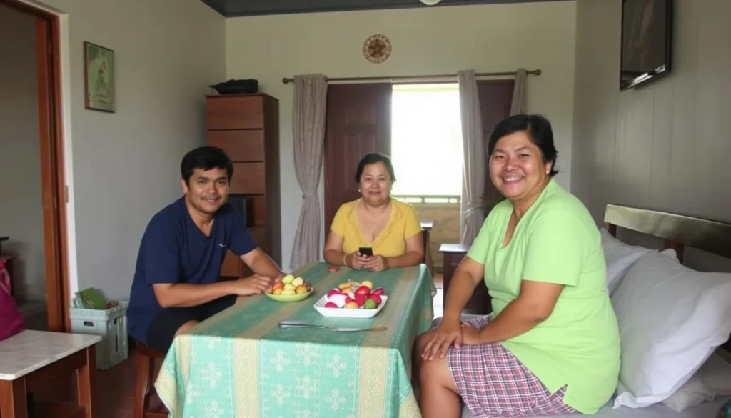 Homestay in a local family's house in Panay Island