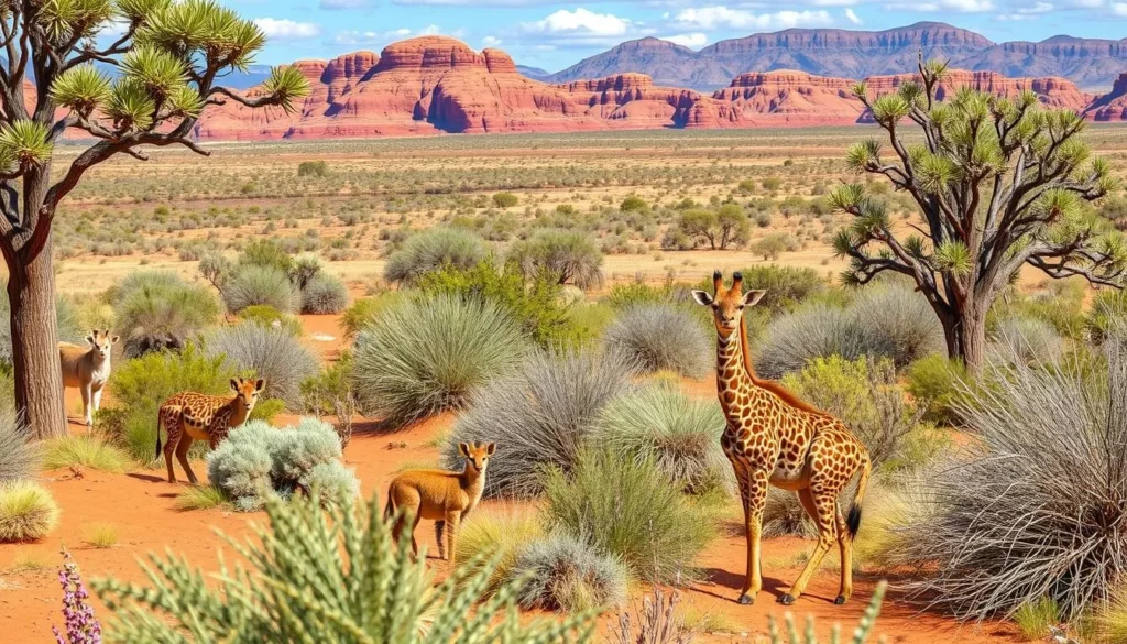 Image of Alice Springs Desert Park with native wildlife