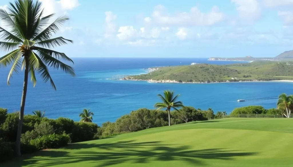 Image of Anguilla International Golf Club with Caribbean views