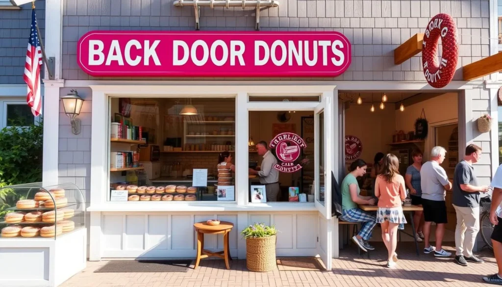 Image of Back Door Donuts in Oak Bluffs