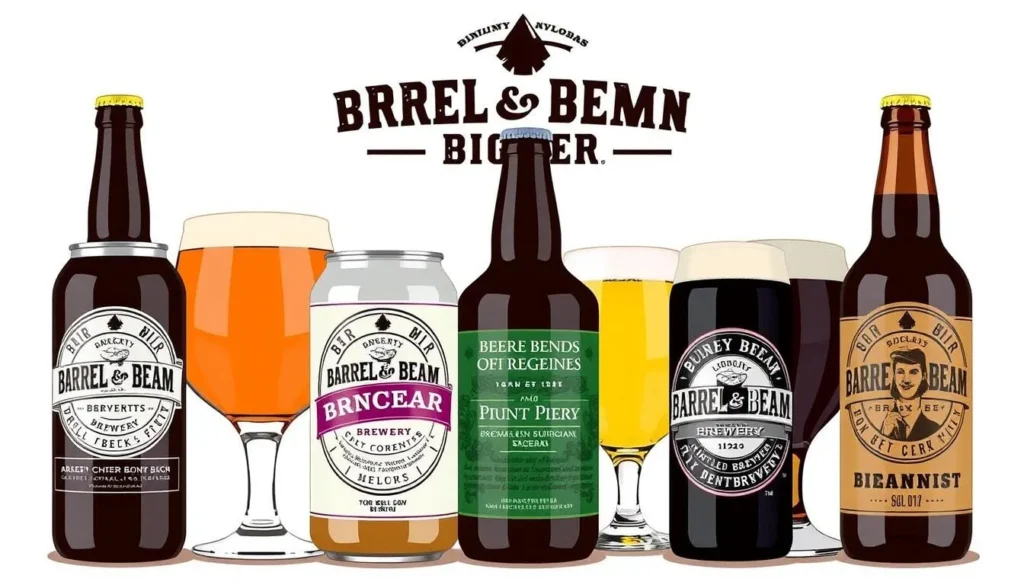 Image of Barrel and Beam Brewery's beer varieties