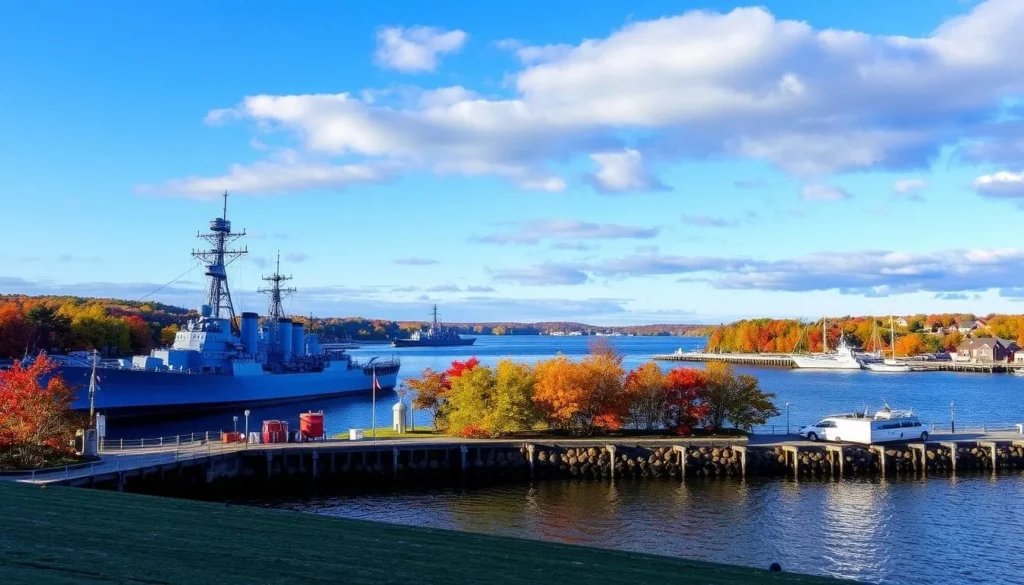 Image of Battleship Cove in Fall River, Massachusetts