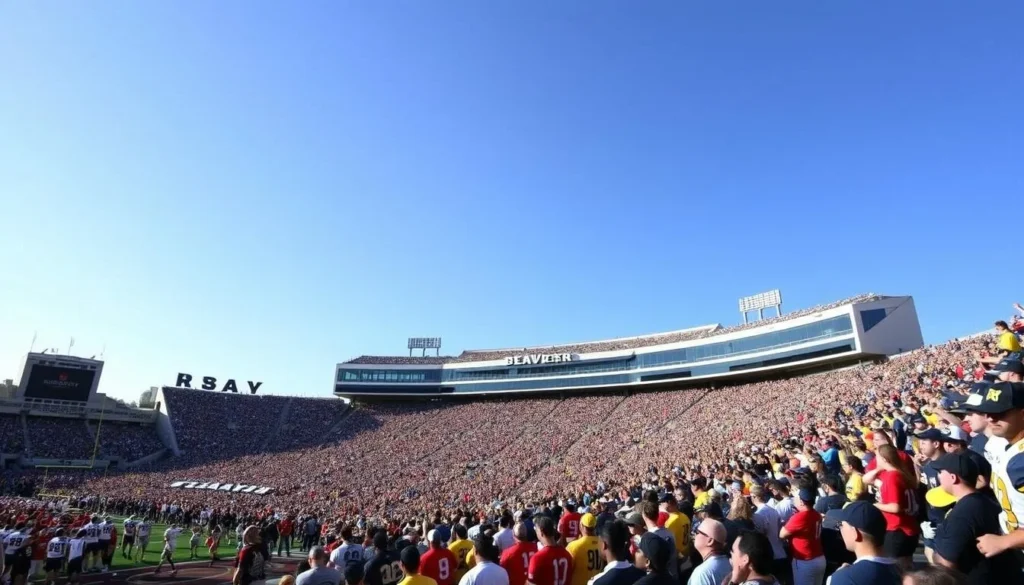 Image of Beaver Stadium on game day