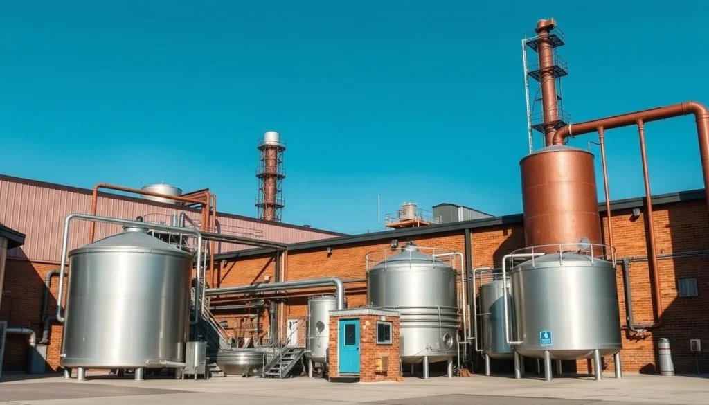 Image of Bell's Brewery production facility