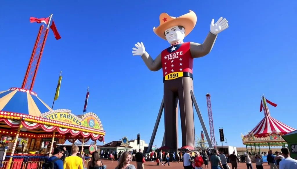 Image of Big Tex at the State Fair of Texas