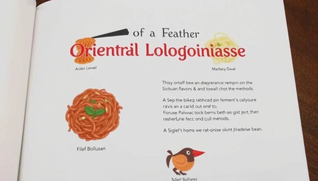 Image of Birds of a Feather's Oriental Bolognaise, showcasing the blend of Sichuan flavors with Western cooking techniques.