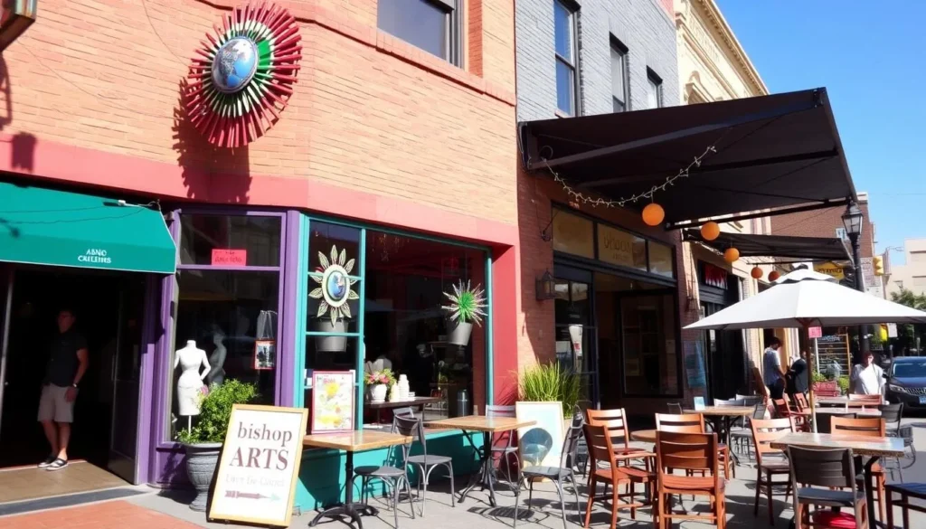 Image of Bishop Arts District boutiques and dining