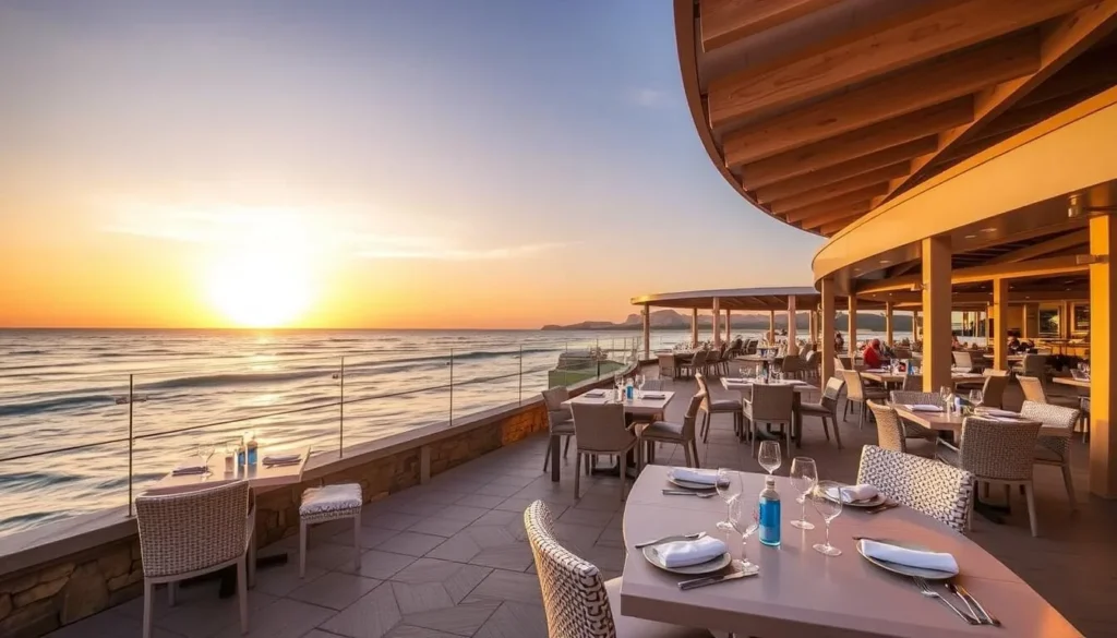 Image of Blu on the Water restaurant with ocean views