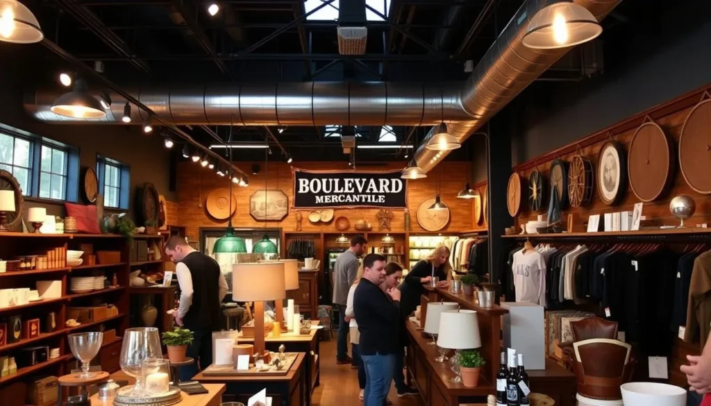 Image of Boulevard Mercantile's interior