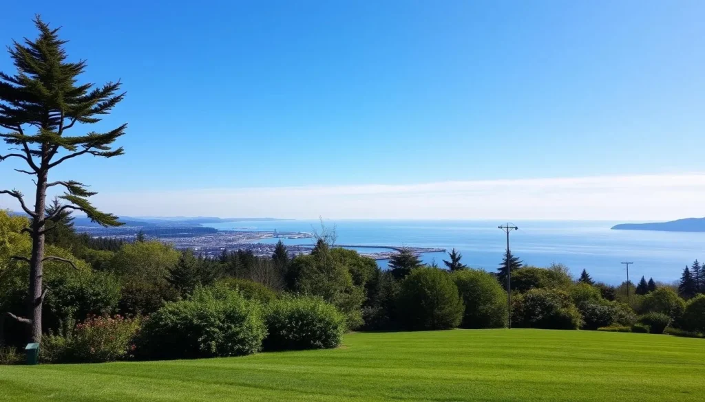 Image of Boulevard Park with Bellingham Bay in the background