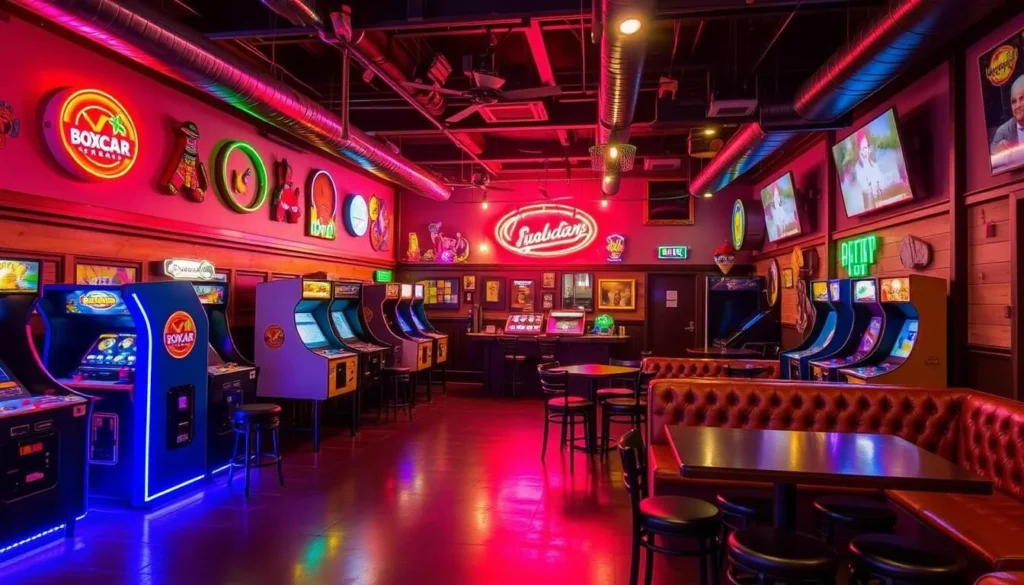 Image of Boxcar Bar + Arcade interior