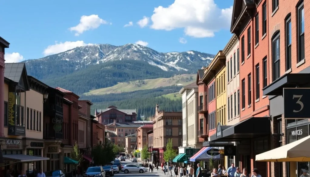 Image of Breckenridge's historic Main Street