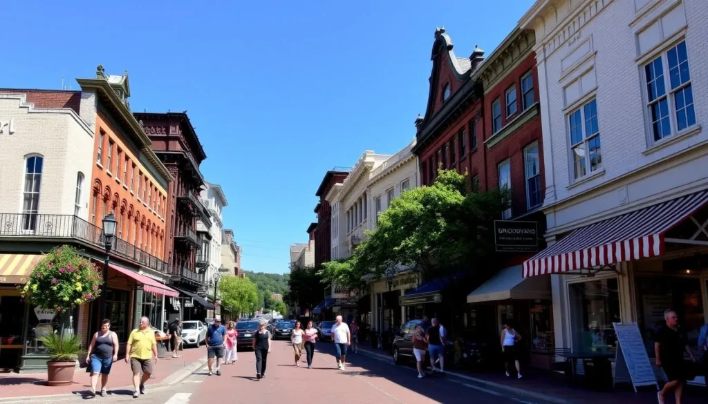 Image of Broadway in Saratoga Springs