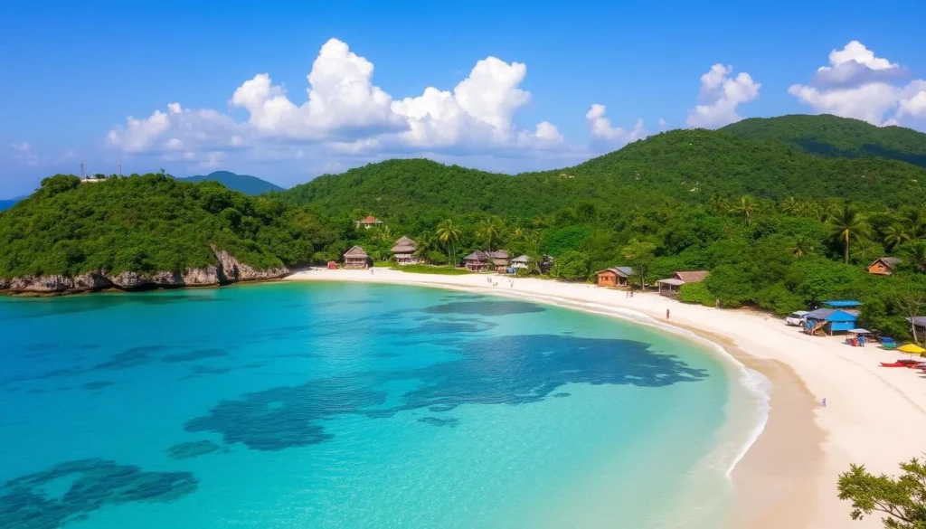 Image of Bubaque Island with its beautiful beaches and local village