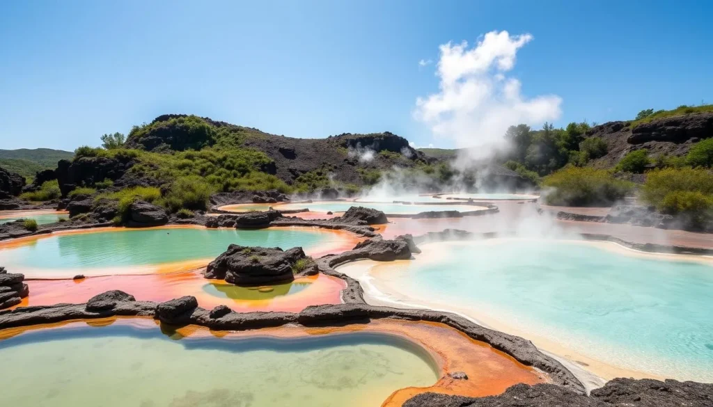 Image of Caldera hot springs pools