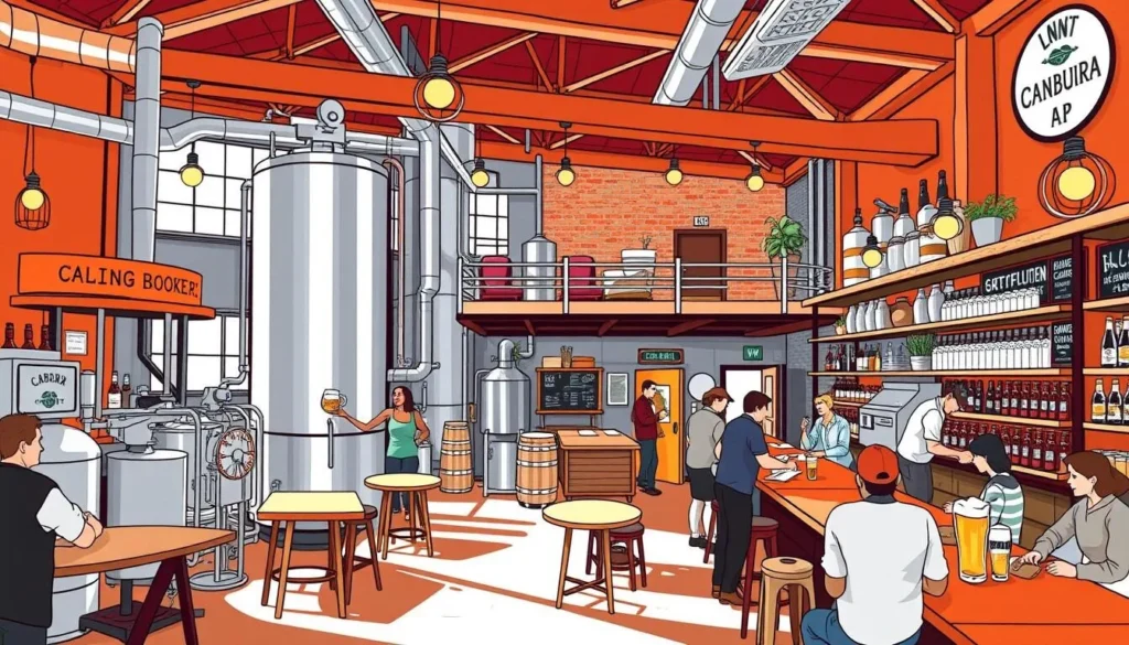 Image of Canberra's craft beer scene with a brewery and tasting room