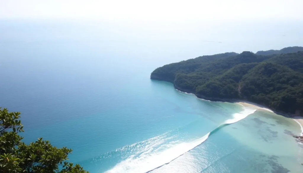Image of Cane Garden Bay with crystal-clear waters and a crescent-shaped bay