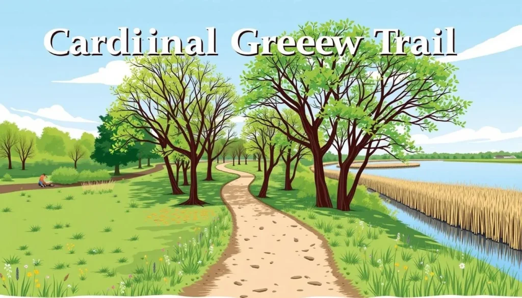 Image of Cardinal Greenway Trail in Muncie, Indiana
