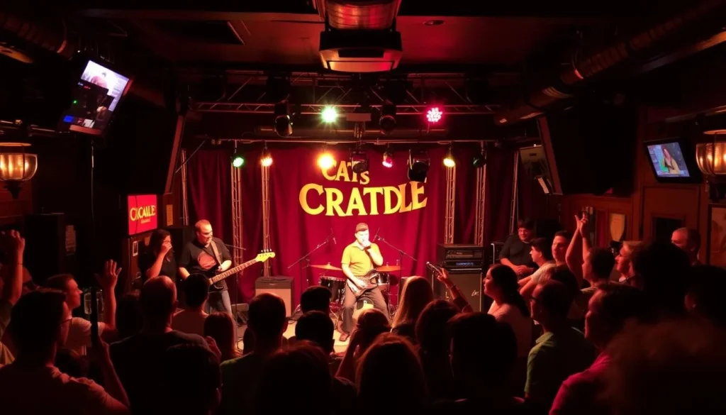 Image of Cat's Cradle interior with a band performing