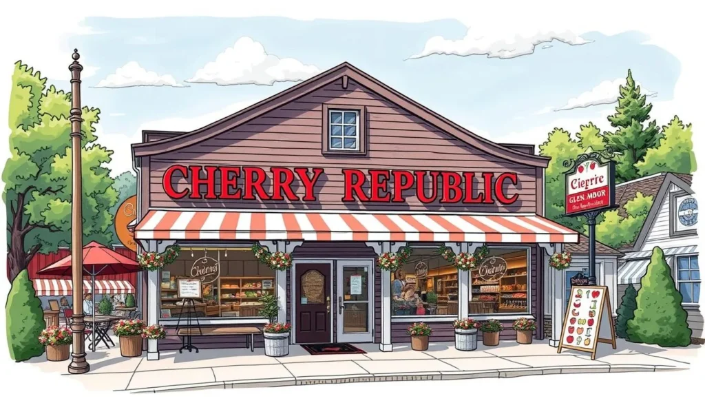 Image of Cherry Republic store in Glen Arbor