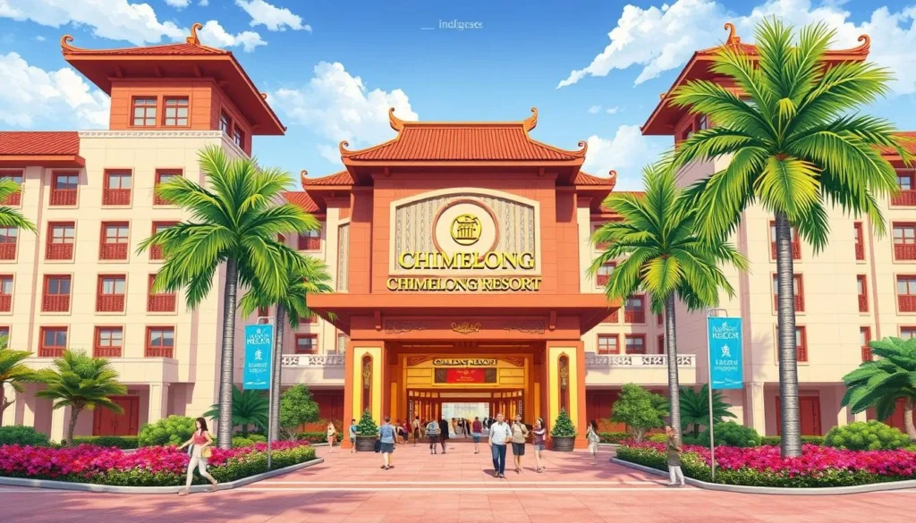 Image of Chimelong Resort's main entrance