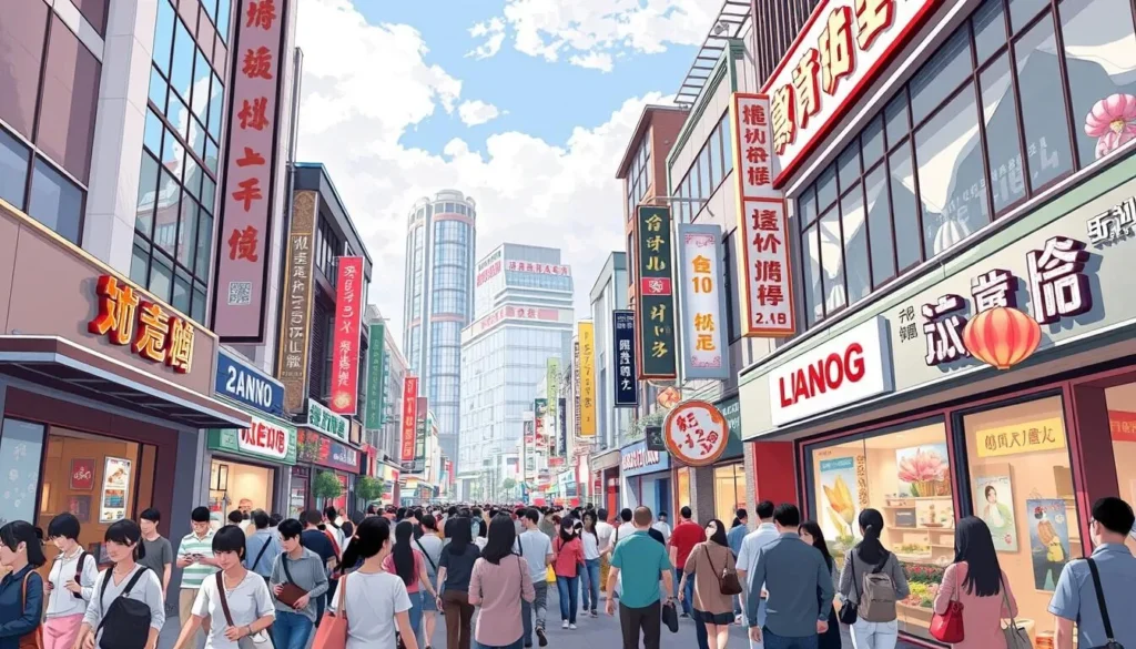 Image of Chunxi Road shopping district