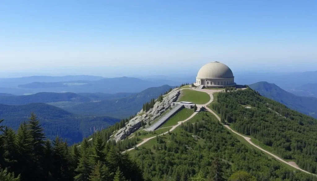 Image of Clingmans Dome with a scenic view