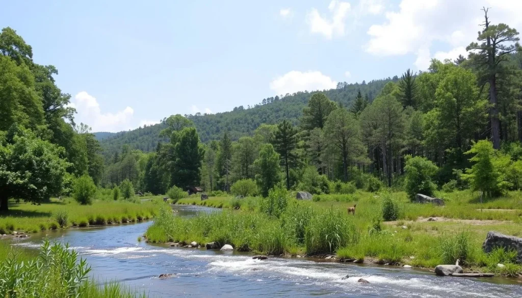 Image of Coffee Creek Watershed Preserve's scenic landscape