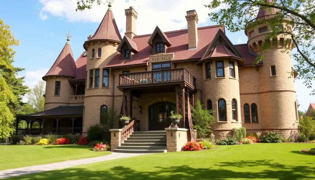 Image of Cooper's Castle exterior with its unique architecture