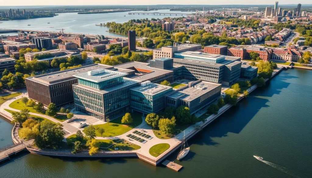 Image of Cornell Tech Campus on Roosevelt Island