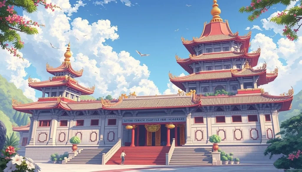 Image of Dai Temple's majestic architecture