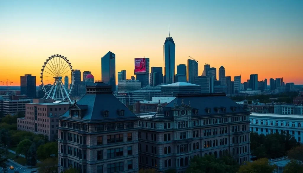 Image of Dallas cityscape or a notable landmark