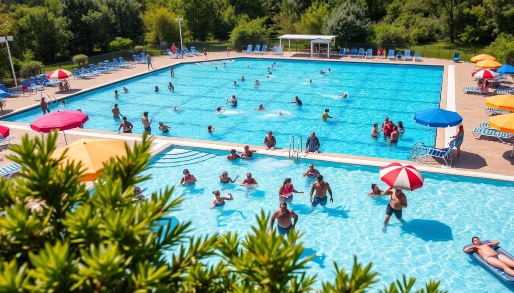Image of Dankwardt Park's outdoor swimming pool