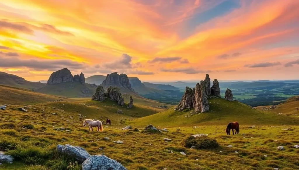 Image of Dartmoor National Park landscape