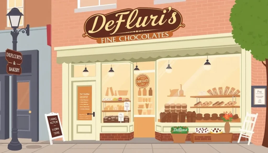 Image of DeFluri's Fine Chocolates or a local bakery in Martinsburg, WV Image of DeFluri's Fine Chocolates or a local bakery in Martinsburg, WV