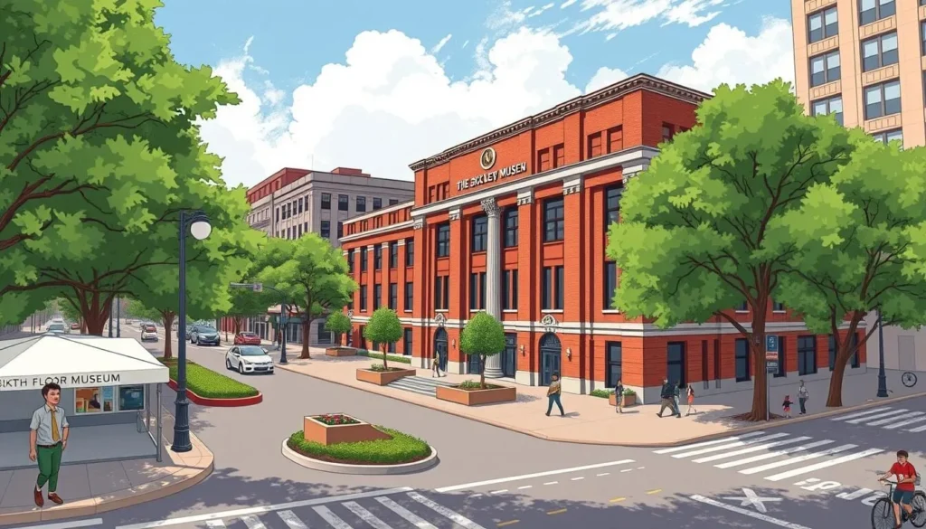 Image of Dealey Plaza and The Sixth Floor Museum
