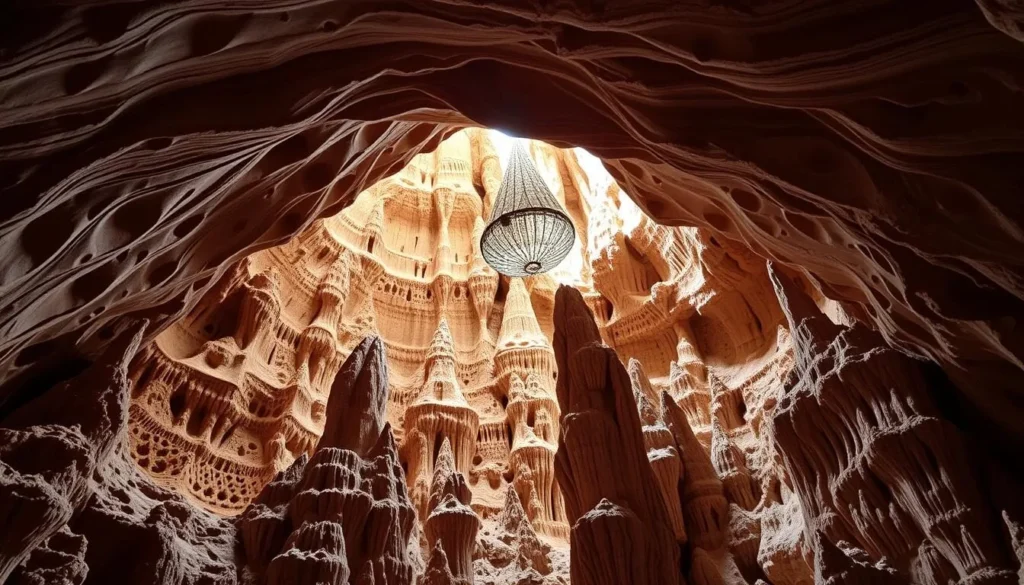 Image of Diamond Caverns' stunning formations