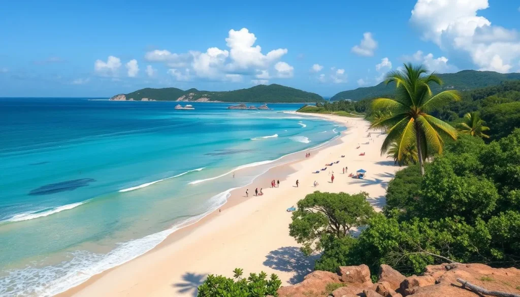 Image of Diniwid Beach with a serene atmosphere and fewer crowds.