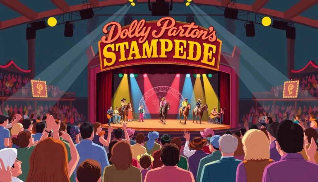 Image of Dolly Parton's Stampede dinner show