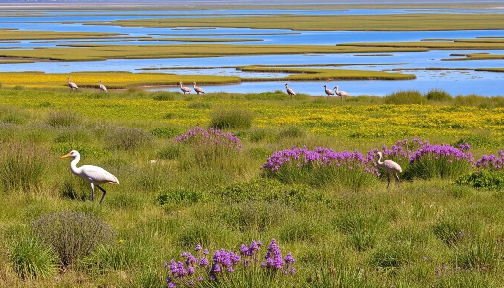 Image of Don Edwards San Francisco Bay National Wildlife Refuge with diverse wildlife and wetland ecosystems