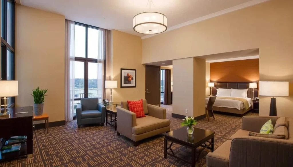 Image of DoubleTree by Hilton Utica's lobby or a typical guest room