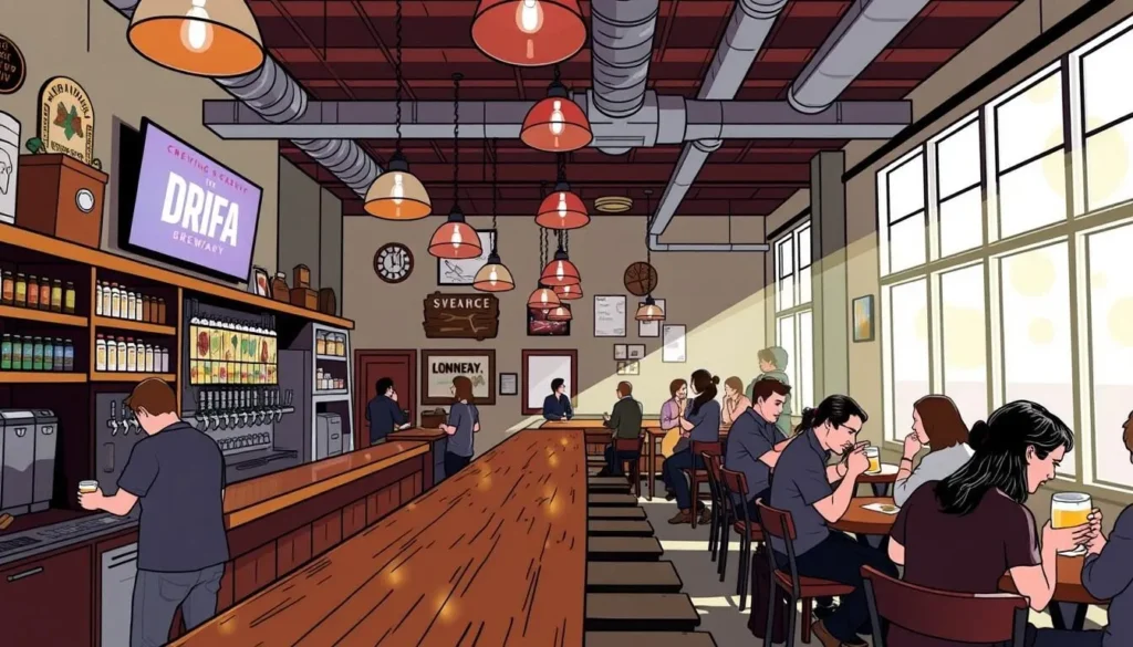 Image of Drifa Brewing Company's taproom