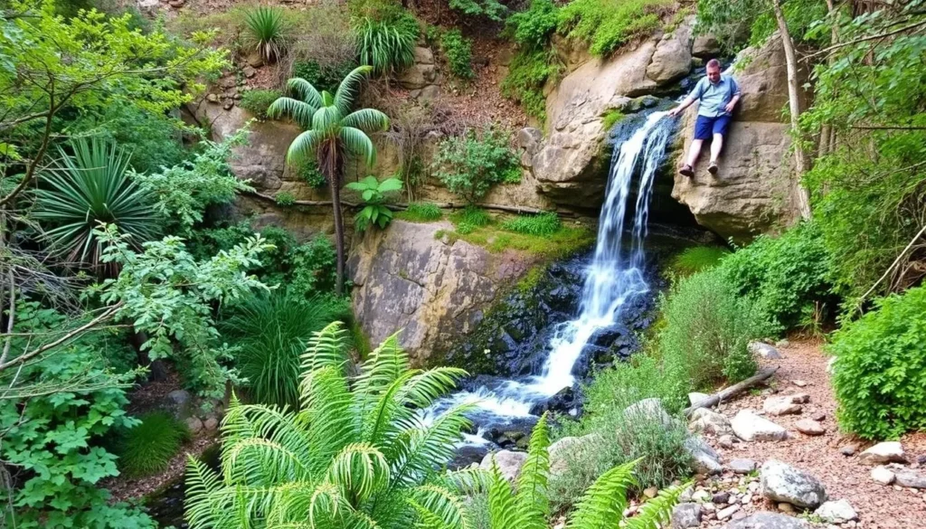 Image of Eaton Canyon Trail waterfall
